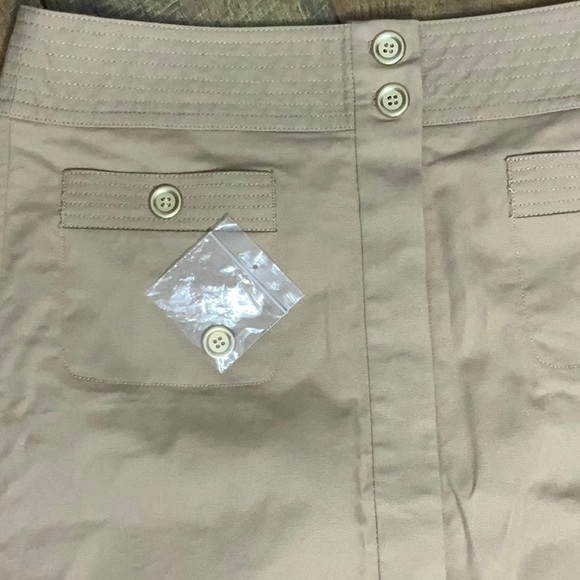 Talbots midi skirt with gold buttons size 6 - Picture 6 of 6